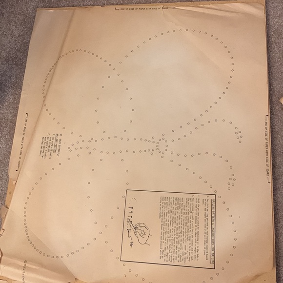 Vintage 1978 McCulla Crafts Inc, BUTTERFLY String Art Kit made in the USA - Picture 10 of 13